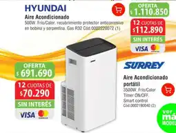 Casa Silvia Hyundai aire acondicionado oferta