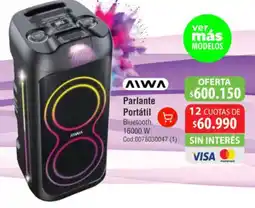 Casa Silvia Aiwa parlante portátil bluetooth oferta