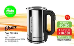 Casa Silvia Oster pava eléctrica oferta