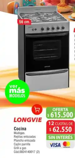 Casa Silvia Longvie cocina multigas oferta