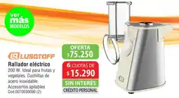 Casa Silvia Lusotoff rallador eléctrico oferta