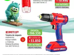 Casa Silvia Emtop taladro de impacto oferta