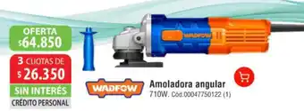 Wadfow amoladora angular