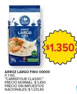 Carrefour Express Carrefour classic arroz largo fino oferta