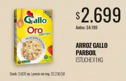 Supermercados Tadicor Gallo arroz parboil oferta
