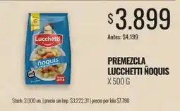 Supermercados Tadicor Lucchetti premezcla ñoquis oferta