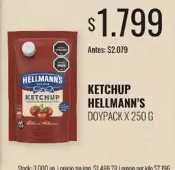 Supermercados Tadicor Hellmann's ketchup oferta