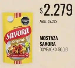 Supermercados Tadicor Savora mostaza original oferta