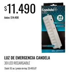 Supermercados Tadicor Candela luz de emergencia oferta