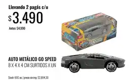 Supermercados Tadicor Auto metálico go speed oferta