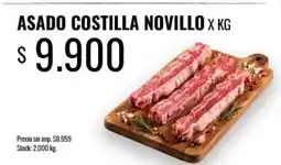 Supermercados Tadicor Asado costilla novillo oferta