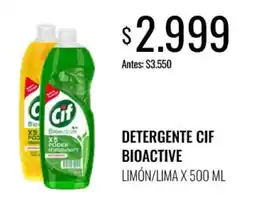 Supermercados Tadicor Cif detergente bioactive oferta