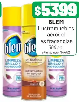 Almacor Blem lustramuebles aerosol vs fragancias oferta