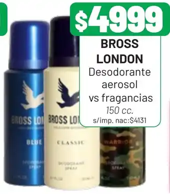 Bross london desodorante aerosol vs fragancias