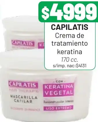 Capilatis crema de tratamiento keratina