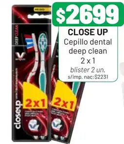 Almacor Close up cepillo dental deep clean oferta