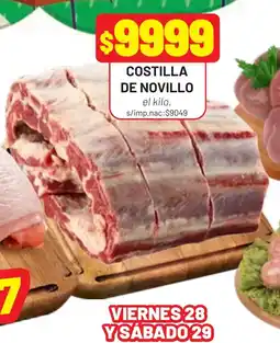 Almacor Costilla de novillo oferta