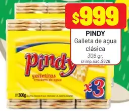 Almacor Pindy galleta de agua clásica oferta