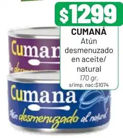Almacor Cumaná atún desmenuzado en aceite/natural oferta