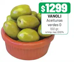 Almacor Vanoli aceitunas verdes oferta