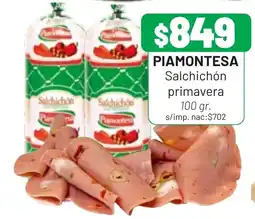 Almacor Piamontesa salchichón primavera oferta