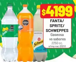 Almacor Fanta/ Sprite/ Schweppes oferta