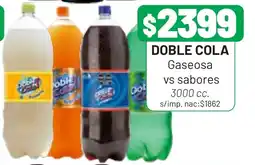Almacor Doble cola gaseosa vs sabores oferta