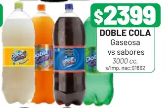 Almacor Doble cola gaseosa vs sabores oferta