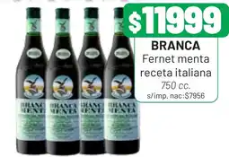 Almacor Branca fernet menta receta italiana oferta