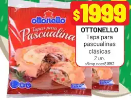Almacor Ottonello tapas para pascualina oferta