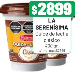 Almacor La serenisima dulce de leche clasico oferta