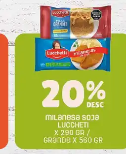 Makro Lucchetti milanesa de soja oferta