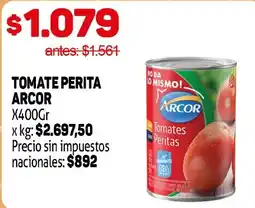 Makro Arcor tomate perita oferta