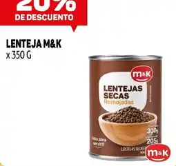 Makro M&K lenteja secas remojadas oferta