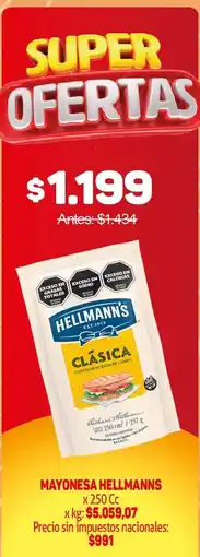 Makro Hellmanns mayonesa clásica oferta