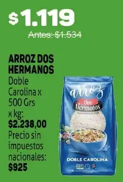 Makro Arroz dos hermanos doble carolina oferta