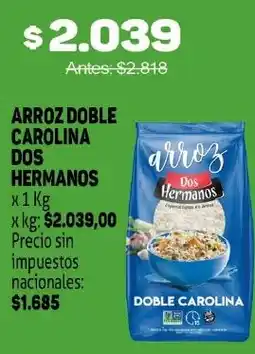 Makro Dos Hermanos arroz doble carolina oferta