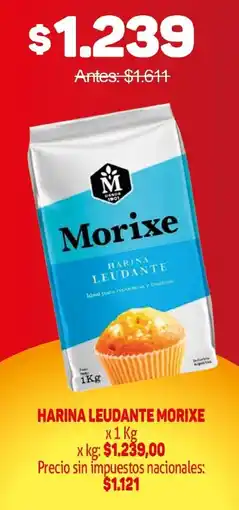 Makro Morixe harina leudante oferta