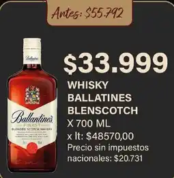Makro Ballantine's whisky blended scotch whisky oferta