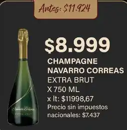 Makro Navarro Correas champagne extra brut oferta