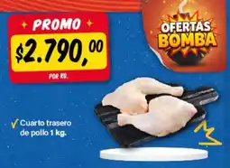 Supermercados Damesco Cuarto trasero de pollo oferta
