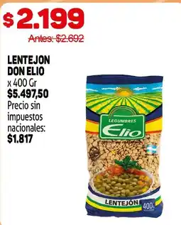 Makro Elio lentejón oferta