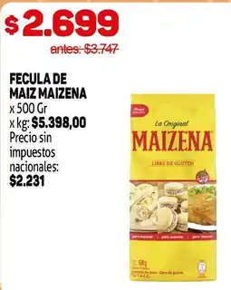 Makro Maizena fecula de maiz oferta