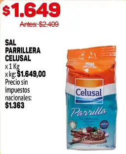 Makro Celusal sal parrillera oferta