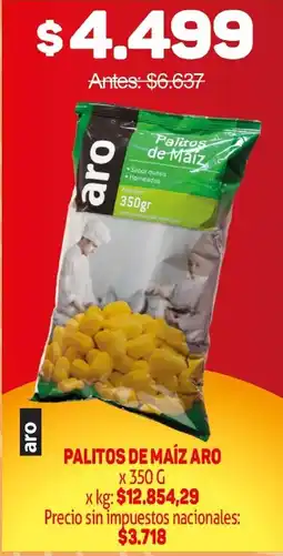 Makro Aro palitos de maíz oferta