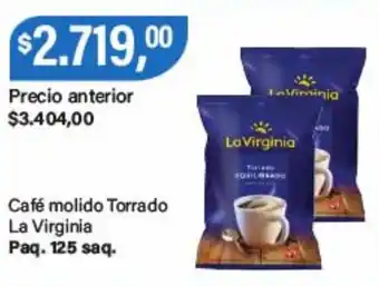 La virginia café molido torrado
