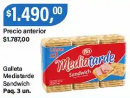 Supermercados Damesco Tia mediatarde sandwich oferta