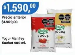 Supermercados Damesco Manfrey yogur oferta