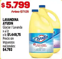 Makro Ayudin lavandina oferta