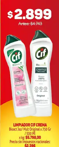 Makro Cif limpiador crema oferta